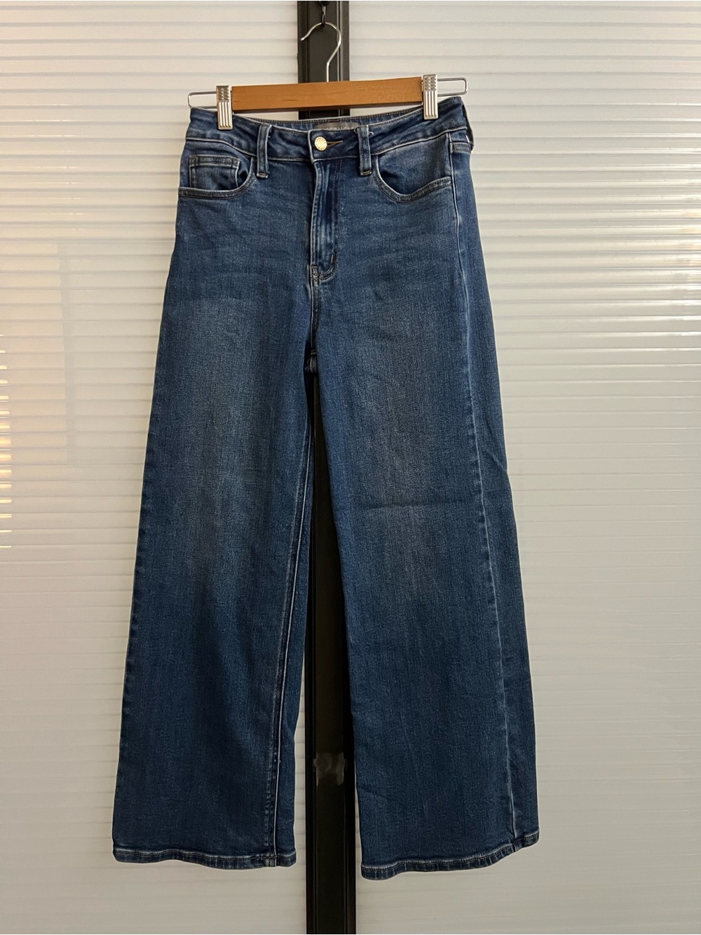 JustUSA Wide Leg Mid-Rise Women's Jeans